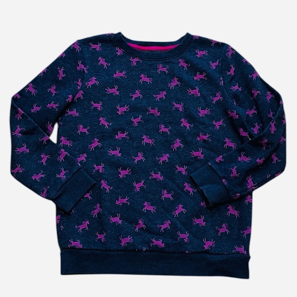 Cat & Jack L(10/12) crewneck sweatshirt unicorn